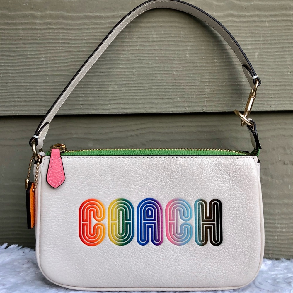 NEW Coach Nolita 19 With Rainbow Coach Wristlet Wallet